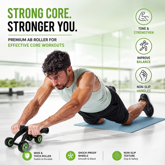 Home Gym 4 Wheel Pro Advance Wheel Roller
