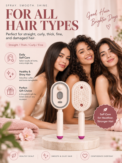 Electric Spray Air Cushion Massage Comb