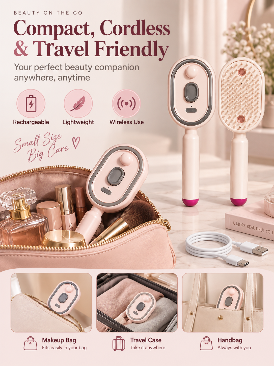 Electric Spray Air Cushion Massage Comb