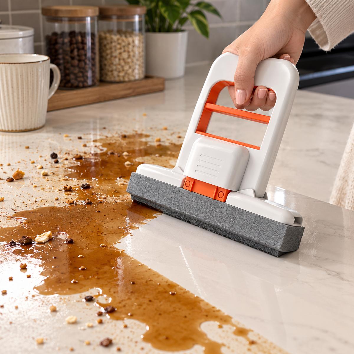 No-Touch Self-Squeeze Mop – Clean Without Touching Dirty Water