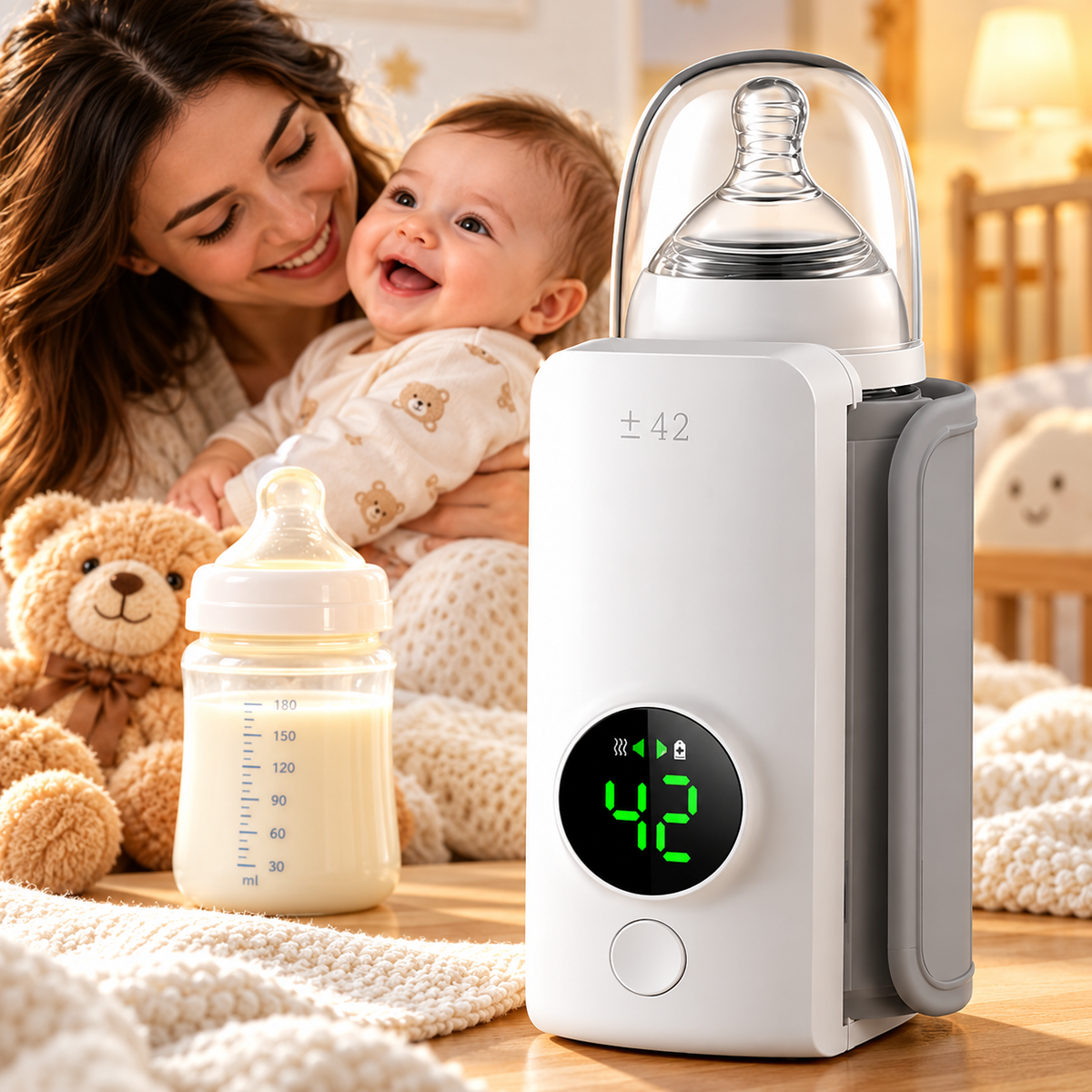Baby feeding bottle warmer