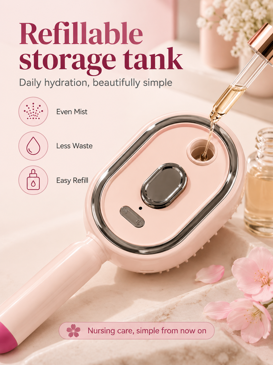 Electric Spray Air Cushion Massage Comb